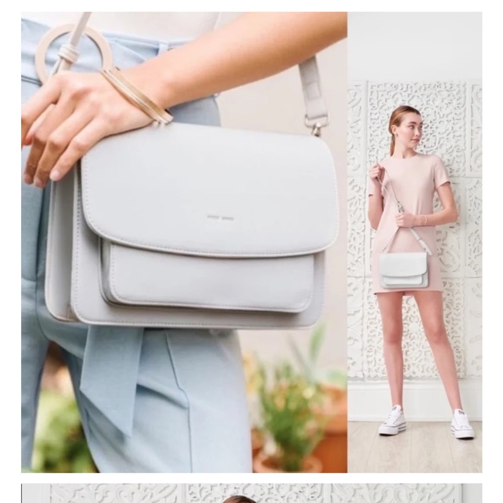 Pixi Mood grey cross body purse. NWT